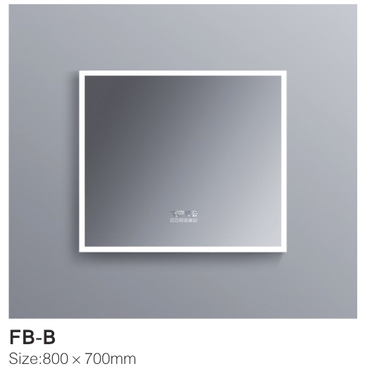 FB-B LED BATHROOM MIRROR WITH LIGHT WALL MOUNTED LED COSMETIC MIRROR ANTI FOG FUNCTION BLUETOOTH CONNECTIVITY