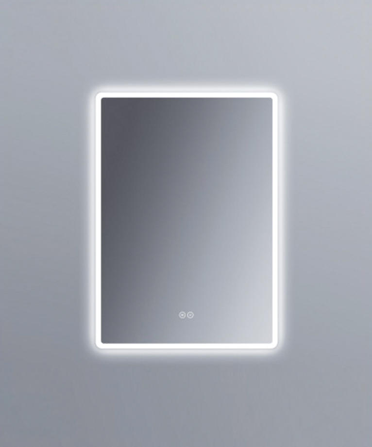 FB-I BATHROOM MIRROR WITH LIGHT ANTI-FOG FUNCTION TOUCH SWITCH HORIZONTAL OR VERTICAL SUSPENSION